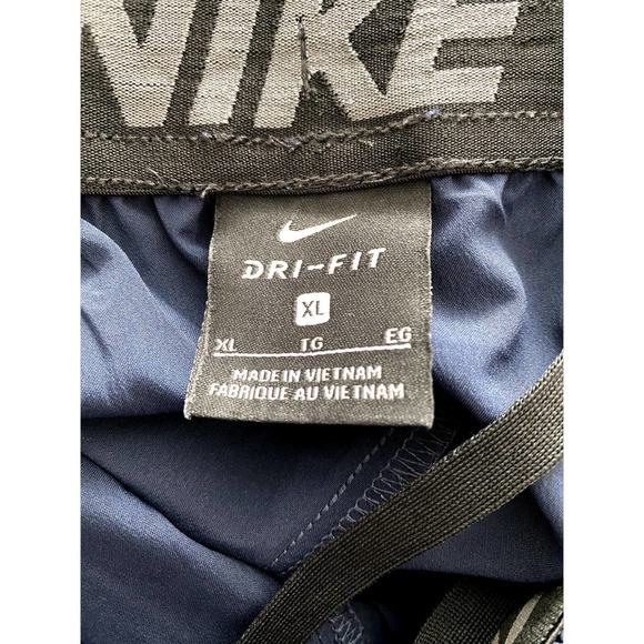 NIke Dri-Fit Navy Blue Mens Active Shorts-Polyester-Size XL-EUC‎ - Picture 5 of 6